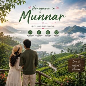 Munnar Honeymoon Package – 4 Days / 3 Nights