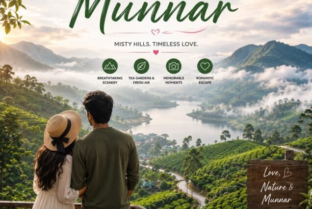 Munnar Honeymoon Package – 4 Days / 3 Nights
